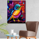 Nightjar in Picasso Style Painting by Numbers Kit | Paint by numbers