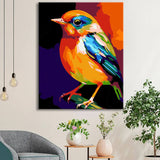 Nightingale Bird Painting by NumbersPicture for Adults