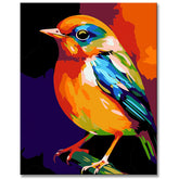 Nightingale Bird Painting by NumbersPicture for Adults