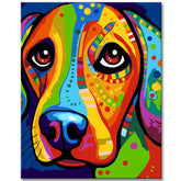 Paint by Numbers Kit - Colorful Picasso Dog