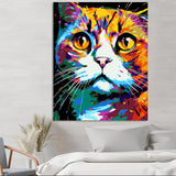 Painting by numbers Scottish Fold cat in the style of Picasso | DIY art set