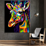 Paint by Numbers - Picasso-inspired Giraffe