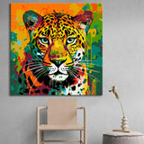 Painting by Numbers - Colorful Leopard in Picasso Style