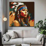 Painting by Numbers Native Americans