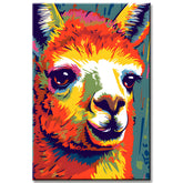 Funny Alpacas Painting by Numbers