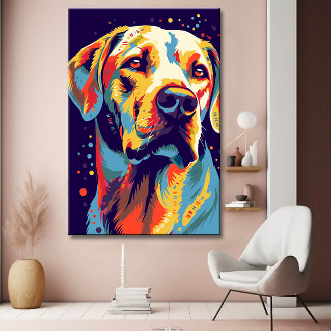 Labrador Retriever Beauty - Painting by Numbers