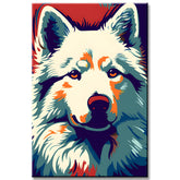 Adorable Samoyed Paint by Numbers