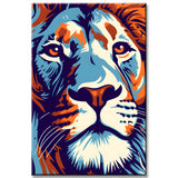 Majestic Lion Painting by Numbers
