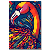 Flamingos Painting by Numbers Pop Art