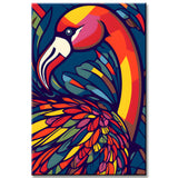 Flamingos Painting by Numbers Pop Art
