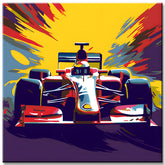 Modern F1 Car Paint by Numbers
