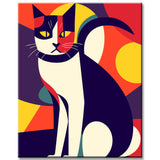 Ornate Calico Cat - Painting by Numbers