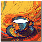 Coffee Table Painting by Numbers