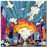 Pop Art Explosion Paint by Numbers