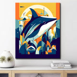 Painting by Numbers for Children Whale