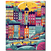 Painting by Numbers for Children City in Color
