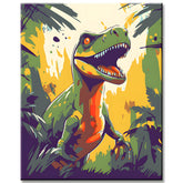 Paint by Numbers for Kids Dinosaurs