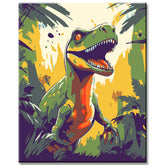 Painting by Numbers for Children Dragon Motif