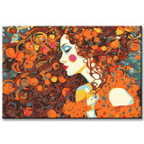 Paint by Numbers Painting Art Lady