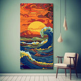 Paint by Numbers Painting Sunset by The Sea