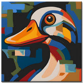 Paint by Numbers Colorful Duck Animal Art
