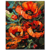 Sensual Poppies: Painting by Numbers