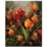 Mystical Tulips: Painting by Numbers