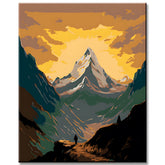 Paint by Numbers Beautiful Himalayan Sunrise