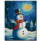 Learning Magic Snowman - Painting by Numbers