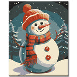 Paint by Numbers Children's Snowman