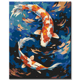 Painting by Numbers Koi Fish