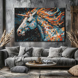 Paint by Numbers Unicorn Illustration