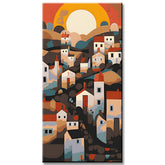 Paint by Numbers Sunrise City Painting