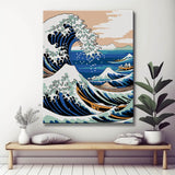The Giant Wave of Kanagawa - Painting by Numbers