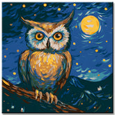 Owl At NightPainting by Numbers