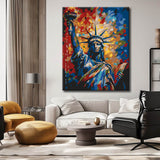 Painting by Numbers Statue of Liberty New York City