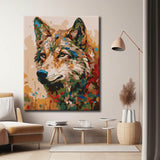Painting by Numbers Wolf Head