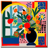 Flower Bouquet - Paint by Numbers in Matisse Style
