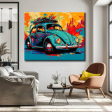 Paint by Numbers Illustration Volkswagen Beetle