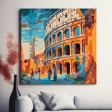 Colosseum Rome Paint by Numbers