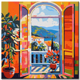 Sea View From Villa Paint by Numbers