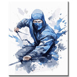Ninja Fighter II Painting by Numbers