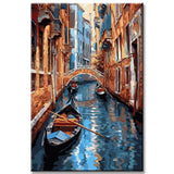 Venice Lagoon Painting by Numbers