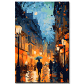 Old Town in Autumn Painting by Numbers