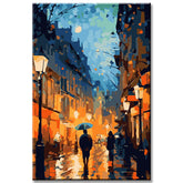 Old Town in Autumn Painting by Numbers