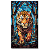 Tiger Children's Motif Painting by Numbers