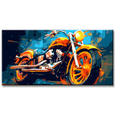 Motorcycle Harley Painting by Numbers