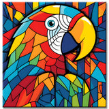 Parrot Mosaic Painting by Numbers