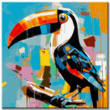Toucan Bird Painting by Numbers