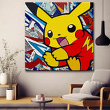 Pikachu Pokemon Children's Motif Painting by Numbers